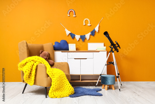 Cozy childrens room interio...