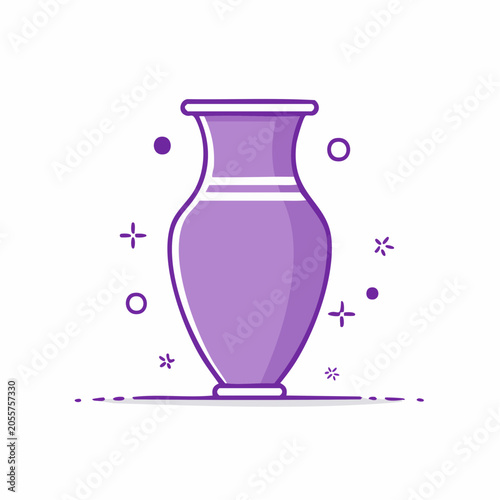 Purple Vase Icon