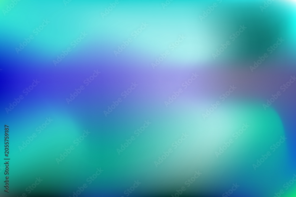 Obraz premium abstract cyan blue purple blurred mesh gradient background eps vector