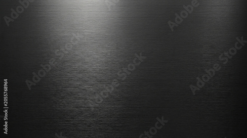 Dark black titanium metal plate texture background
