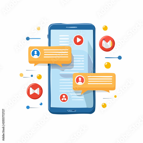 Minimal phone notification icon