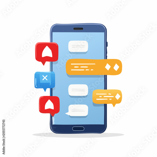Minimal phone notification icon