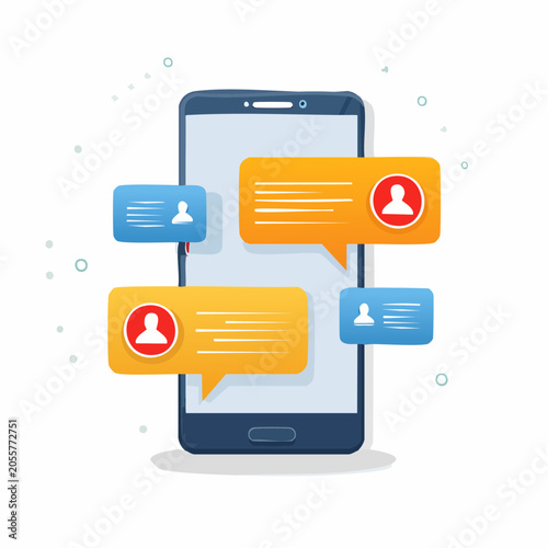 Minimal phone notification icon
