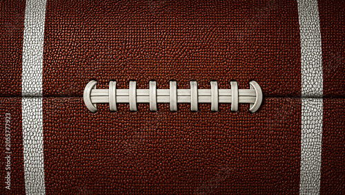 American Football Ball Texture Close-Up – Sports Background and Championship Game Concept