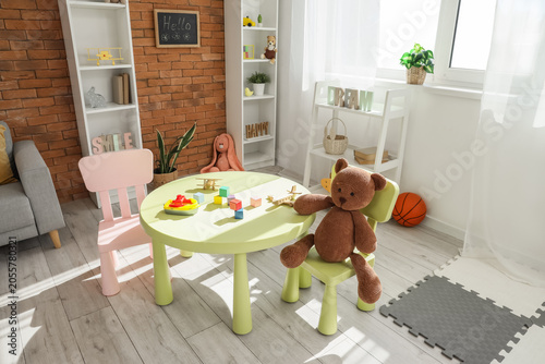 Bright childrens playroom i...