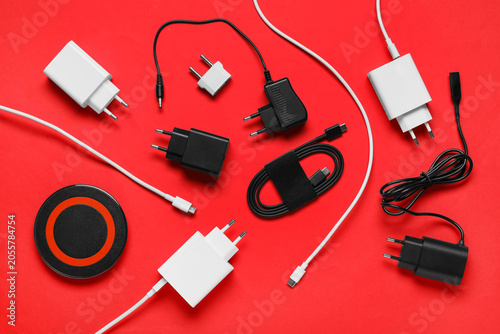 Assortment of modern electr...