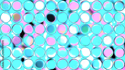 Bright turquoise, aqua, and mint green candy glass bubbles mixed with baby pink over a vibrant fluid abstract background, glossy 3D spheres