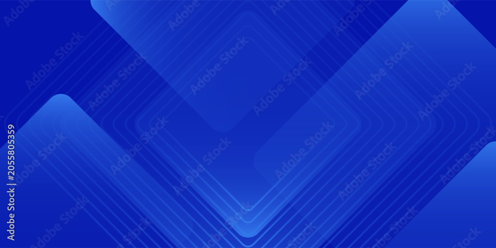Obraz premium Soft blue polygon shapes, glowing lines. Minimalist abstract background design. Vector illustration