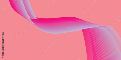 Dynamic Pink and Purple Gradient Wave Abstract Design.