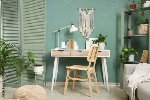 Interior of living room wit...