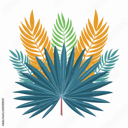 Tropical Leaves Arrangement