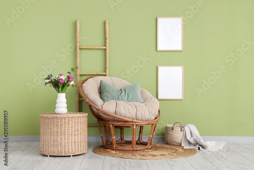 Interior of living room wit...