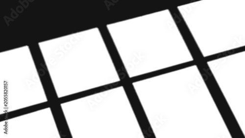 Bold Oversized Window Shadow Overlay