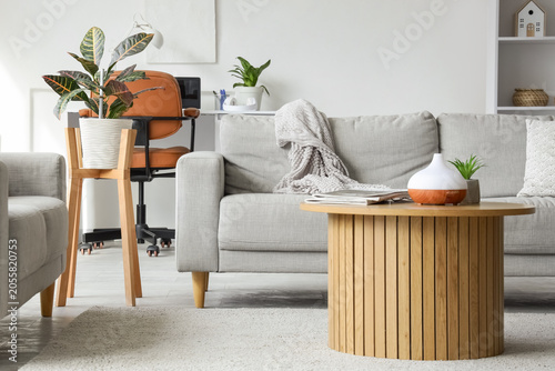 Interior of living room wit...