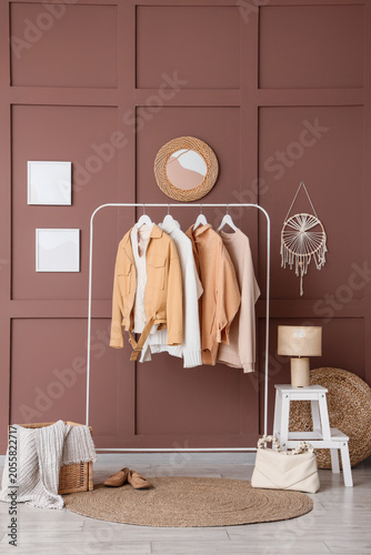 Modern minimalist wardrobe ...