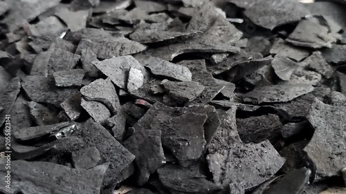 Coconut shell charcoal, an environmentally friendly fuel produced through a carbonization process with minimal smoke and stable heat