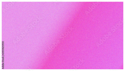 Black grainy gradient background noise texture. pink paper on white