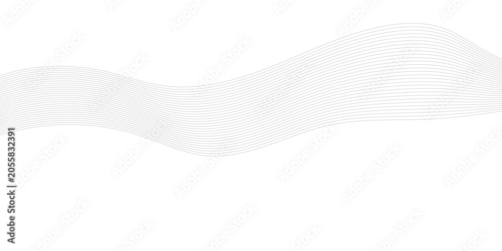 Fototapeta premium Abstract Blue and Yellow Wavy Background with Flowing Light Curves Design