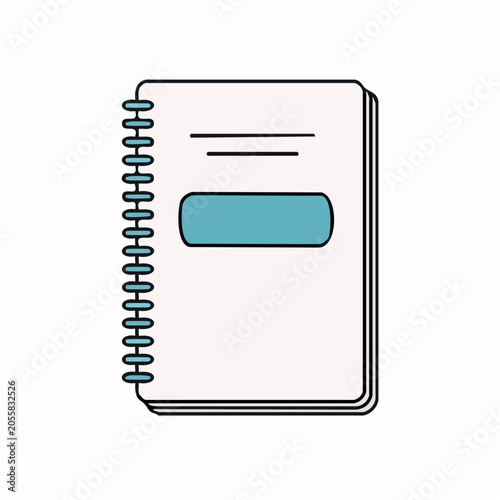 Spiral Notebook Icon