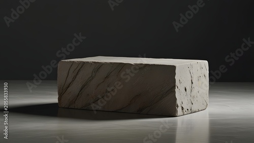 Marble block luxury product display background