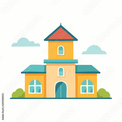 Cartoon House Illustration