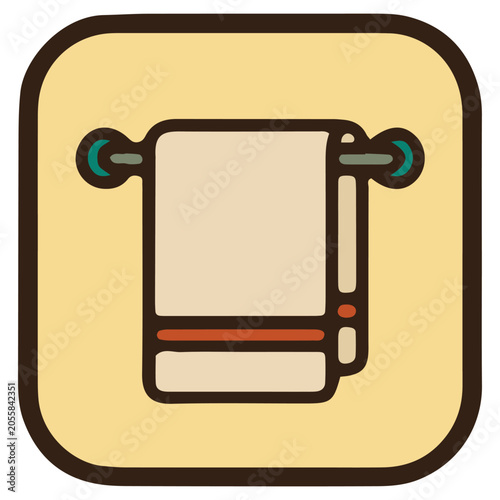 Minimalist Outline Home Icon Real Estate Web Symbol