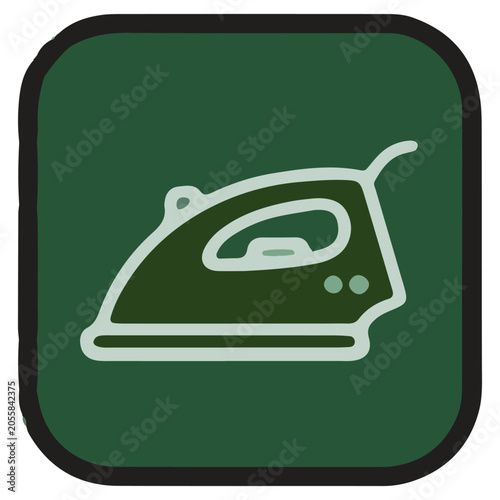 Simple Black House Silhouette UI Navigation Button
