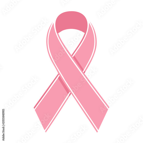 Pink heart symbol flat design