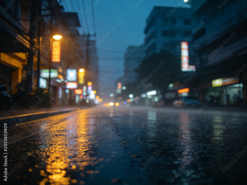 Obraz premium time lapse traffic at night
