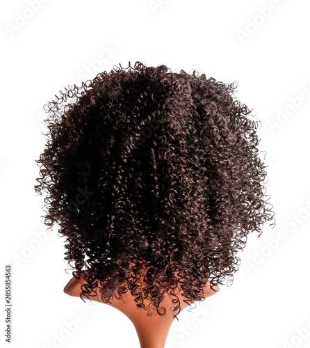 Mannequin head with black c...
