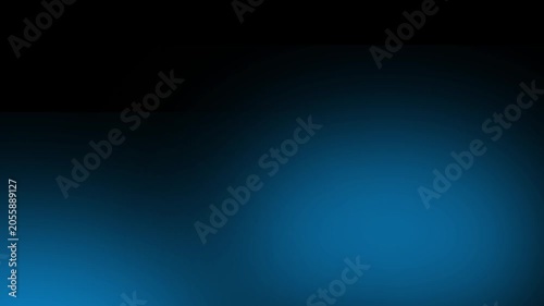 Blue Glowing Gradient Animated Background Seamless Loop 4K, Dark Blue Light Motion Abstract Backdrop for Live Stream, VJ, Broadcast