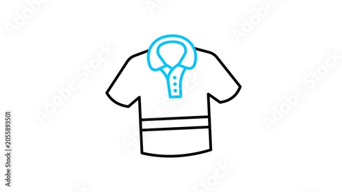 T Shirt Animated Video Icon