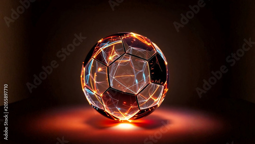 crystal ball on black