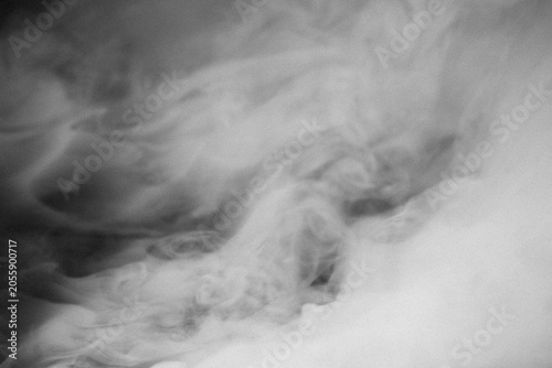 White smoke black and white background