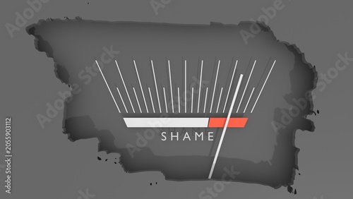 Foto Shame as a negative aspect of life