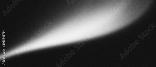Fényképezés Abstract light beam emanating from darkness in a smooth gradient with soft focus