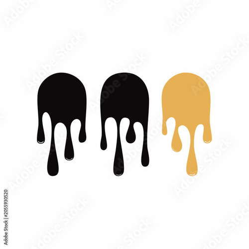 Dripping Paint or Liquid Shapes