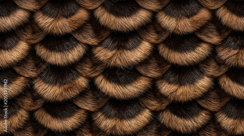 Pangolin Inspired Seamless Luxury Fur Texture Pattern