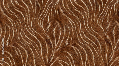 Numbat Inspired Striped Seamless Fur Texture Pattern