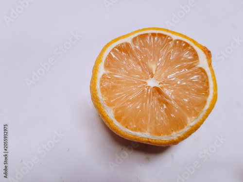 Bild auf Leinwand Ripe Yellow Lemons Appear Close to the Background or Texture