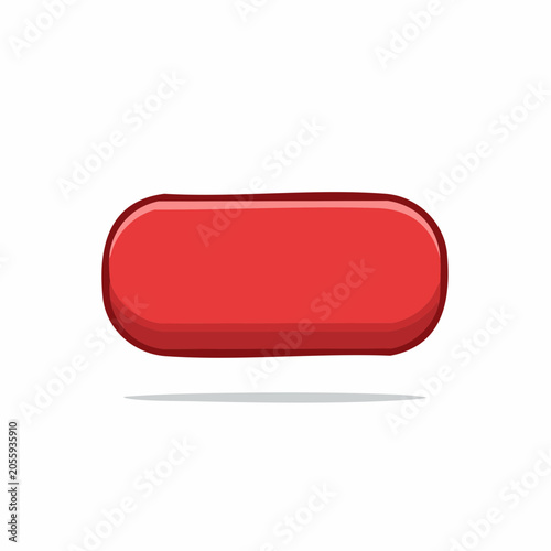 Red Pill Shape Button