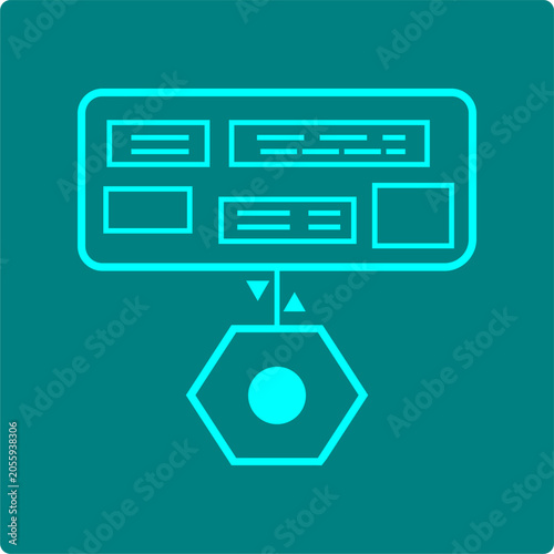 Memory Module - Tiered AI Memory Architecture Icon