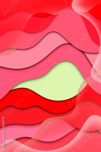 Abstract vibrant red tones line wave curve on an art seamless pattern textured, modern wallpaper background. Vertical wallpaper with copy space,
