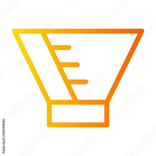 Tableau sur toile elizabethan collar gradient icon