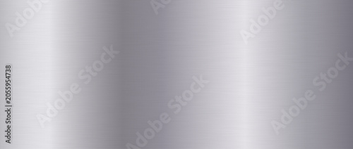 Quadro su tela Silver metal foil background