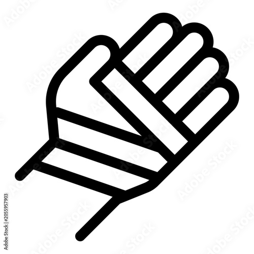 Bandage icon. Vector line icon