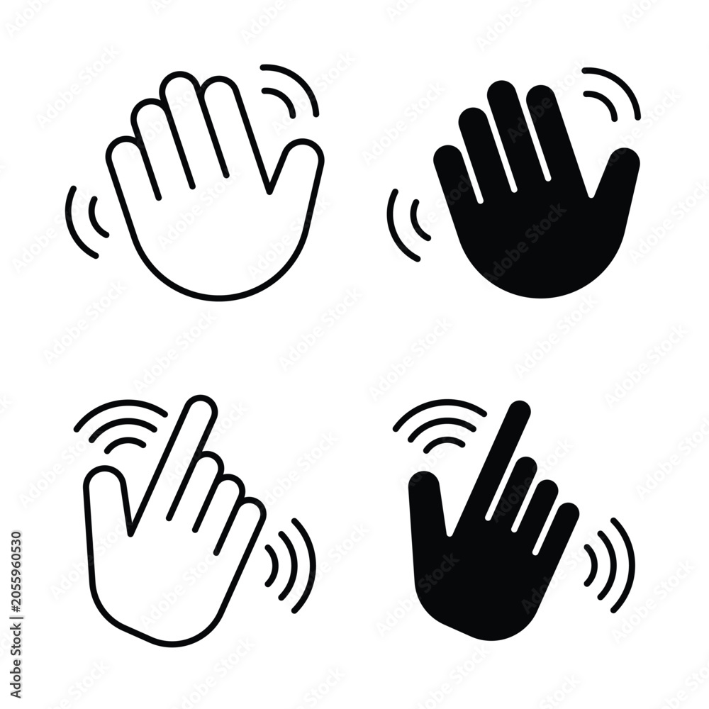 Obraz premium Hello icon
