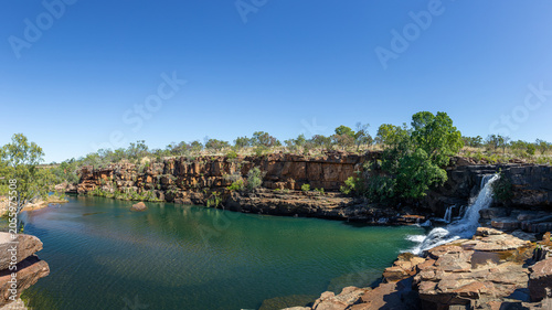 Wunnamurra Gorge and a waterhole on the Barnett River on the Mitchell Plateau, Kimberley's Western Australia