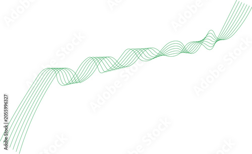 3D Blue DNA Strand Isolated on White Background Illustration