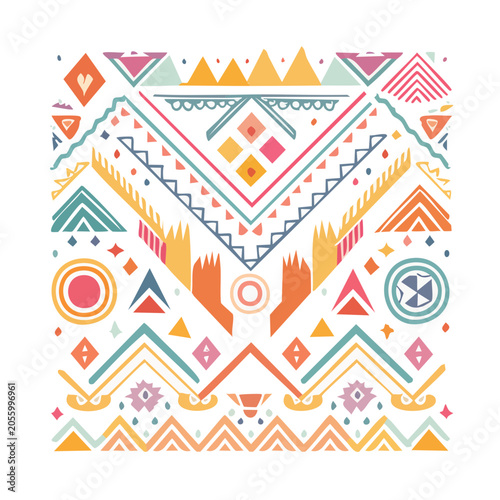 Tribal Geometric Pattern Design